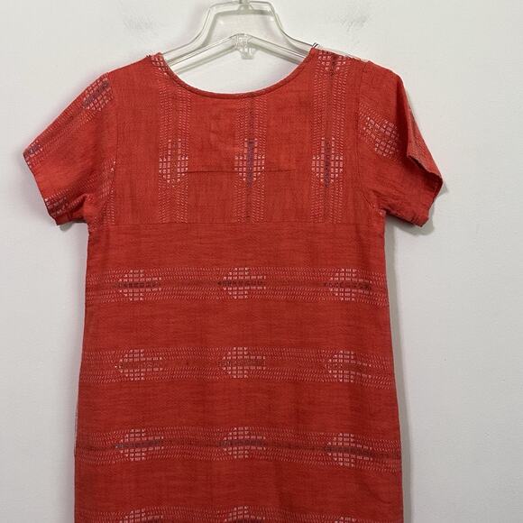 Ace & Jig Andie Pullover Shirt Dress S Shift Cotton Pockets Short Sleeve Minimal - Picture 7 of 9